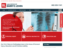Tablet Screenshot of barrylewinlaw.com